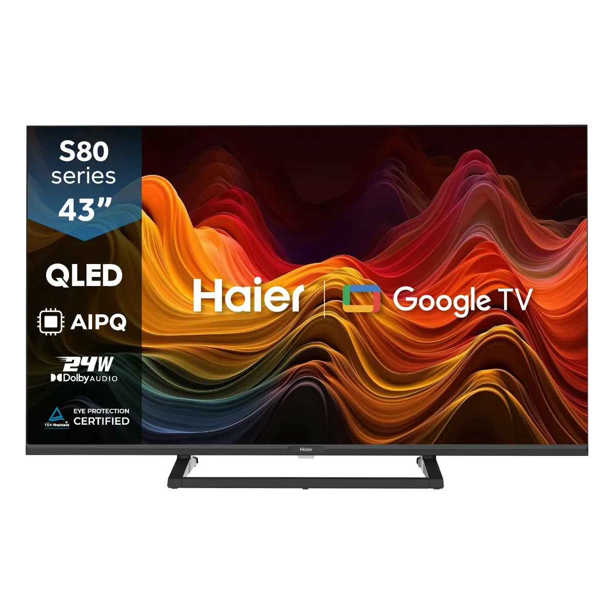 Haier 43 Inch QLED 4K Google TV H43S80GUX