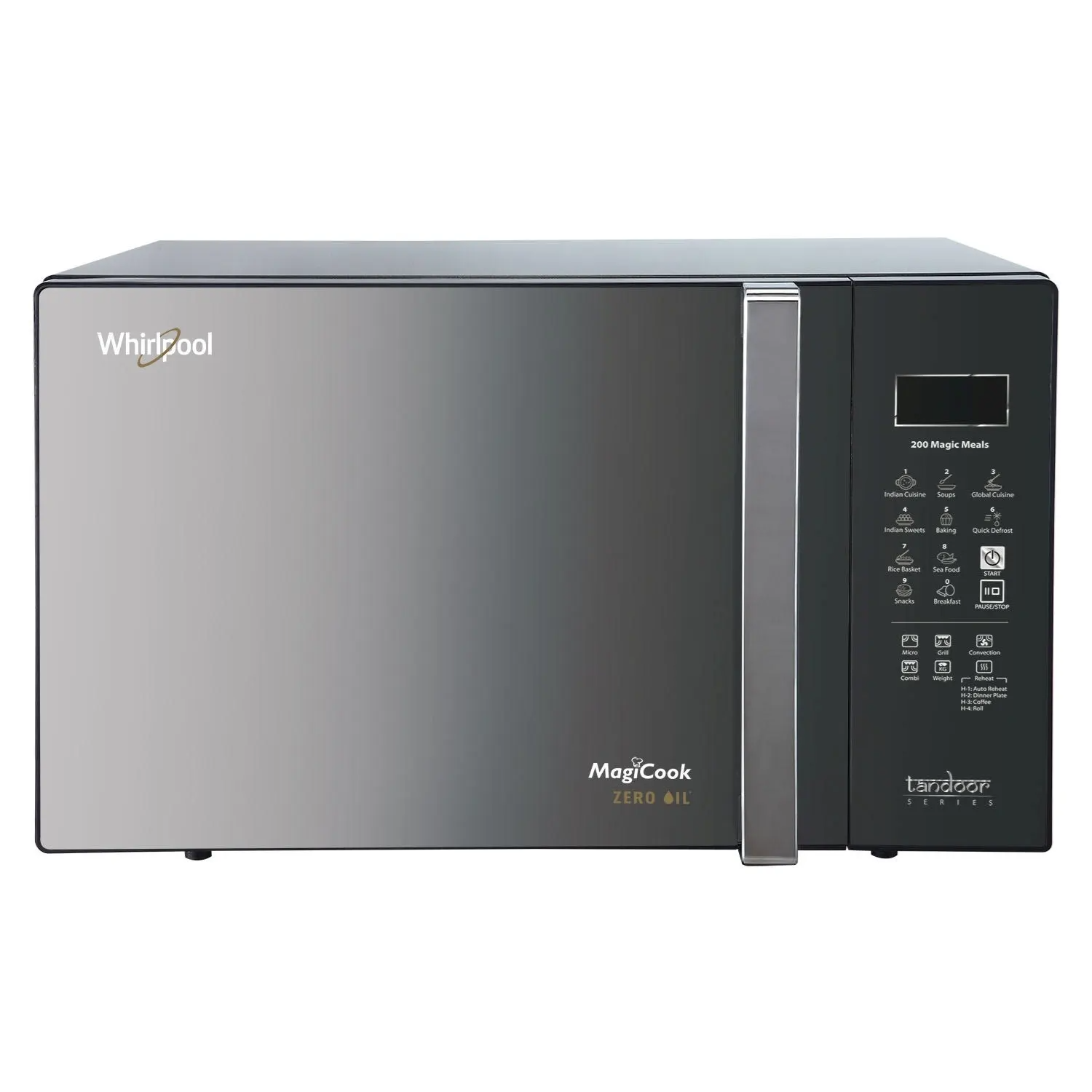 Whirlpool Magicook Convection Black Mirror 30L Microwave Oven