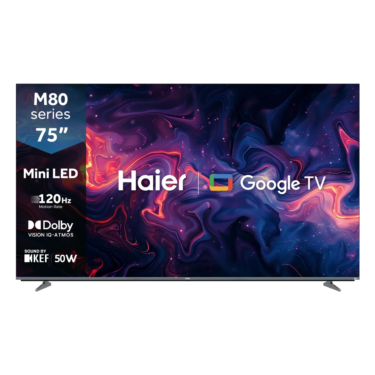 Haier 75 Inch Mini LED 4K Google TV H75M80FUX