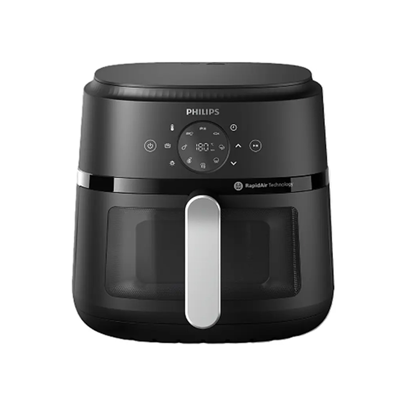 Philips 6.2 Litre XL Digital Air Fryer with Rapid Air Technology & Cooking Window 1700W - NA231